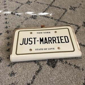“Just Married” Aldo Clutch